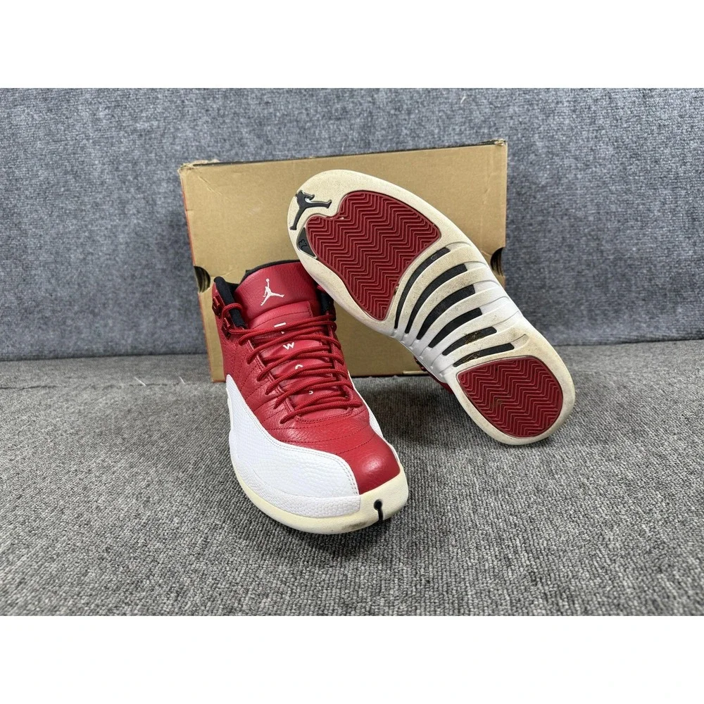 Nike Air Jordan 12 Retro Gym Red Shoes Mens 10 Red White Basketball 130690 600